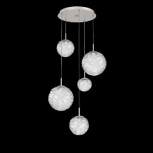 Hammerton CHB0092-05-BS-C-C01-L1 - Gaia Round Pendant Chandelier