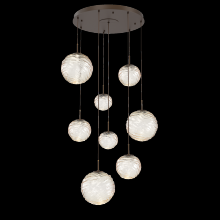 Hammerton CHB0092-08-FB-A-C01-L1 - Gaia Round Pendant Chandelier