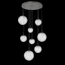 Hammerton CHB0092-08-GP-C-C01-L1 - Gaia Round Pendant Chandelier