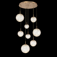 Hammerton CHB0092-08-NB-A-C01-L1 - Gaia Round Pendant Chandelier