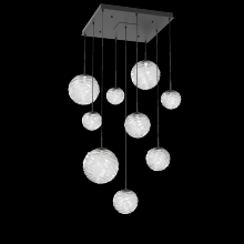 Hammerton CHB0092-09-MB-C-C01-L3 - Gaia Square Multi-Pendant Chandelier