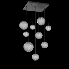 Hammerton CHB0092-09-MB-S-C01-L3 - Gaia Square Multi-Pendant Chandelier