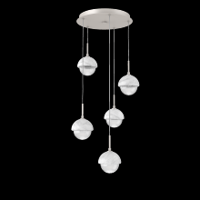 Hammerton CHB0093-05-BS-WC-C01-L3 - Cabochon Round Pendant Chandelier