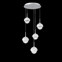 Hammerton CHB0093-05-CS-WC-C01-L3 - Cabochon Round Pendant Chandelier