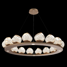 Hammerton CHB0095-0D-NB-FA-CA1-L3 - Luna Ring Chandelier