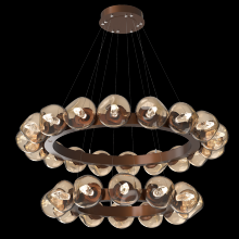 Hammerton CHB0095-2T-BB-GB-CA1-L1 - Luna Radial Ring Chandelier