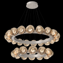 Hammerton CHB0095-2T-BS-FB-CA1-L1 - Luna Radial Ring Chandelier