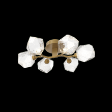 Hammerton CLB0039-01-GB-C-L1-RTS - Gem 6-Light Flush Mount-Gilded Brass