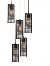 Hammerton CHB0020-03-BB-0-C01-E2 - Downtown Mesh Round 3pc Multi-Pendant