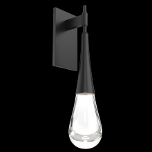 Hammerton IDB0078-01-MB-C-L3 - Raindrop Sconce-Matte Black-Blown Glass