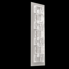 Hammerton IDB0087-01-BS-TE-L2 - Tessera  Sconce (S)-Beige Silver-Tetro Cast Glass