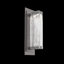 Hammerton IDB0090-01-GP-TL-L1 - Tabulo Sconce-Graphite-Linea Cast Glass