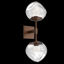 Hammerton IDB0095-02-BB-ZC-L3 - Luna Double Sconce