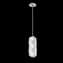 Hammerton LAB0087-01-BS-TE-001-L2 - Tessera Pendant-Beige Silver-Tetro Cast Glass