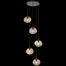 Hammerton CHB0064-08-GB-S-C01-E2 - Nova Round 8pc Multi-Pendant