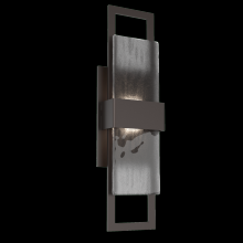 Hammerton ODB0085-01-SB-SG-L2 - Sasha 20" Sconce-Statuary Bronze-Smoke Granite