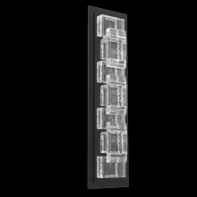 Hammerton ODB0087-01-TB-TE-L2 - Tessera  Outdoor Sconce (S)-Textured Black-Tetro Cast Glass