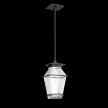 Hammerton OPB0077-01-TB-C-001-L2 - Outdoor Landmark Pendant-Textured Black-Blown Glass