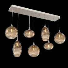 Hammerton PLB0048-07-BS-OB-C01-E2 - Misto Linear 7pc Multi-Pendant