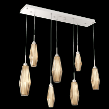 Hammerton PLB0049-07-BS-RB-C01-L1 - Aalto Linear 7pc Multi-Pendant