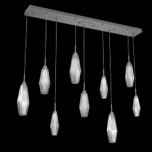 Hammerton PLB0049-09-GP-RS-C01-L3 - Aalto Linear 9pc Multi-Pendant