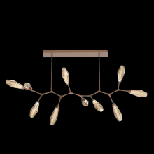 Hammerton PLB0049-BC-BB-RB-001-L3 - Aalto 10pc Branch-Burnished Bronze-Optic Rib Blown Glass