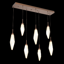 Hammerton PLB0050-07-BB-CA-C01-L1 - Rock Crystal Linear 7pc Multi-Pendant