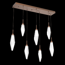 Hammerton PLB0050-07-BB-CC-C01-L3 - Rock Crystal Linear 7pc Multi-Pendant