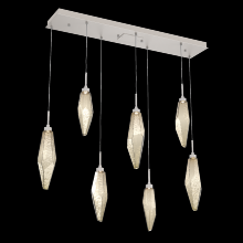 Hammerton PLB0050-07-BS-CB-C01-L1 - Rock Crystal Linear 7pc Multi-Pendant