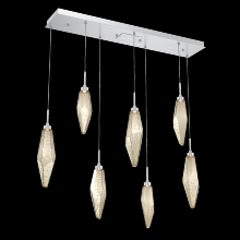 Hammerton PLB0050-07-CS-CB-C01-L3 - Rock Crystal Linear 7pc Multi-Pendant