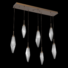 Hammerton PLB0050-07-FB-CS-C01-L1 - Rock Crystal Linear 7pc Multi-Pendant