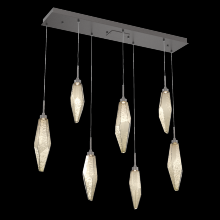 Hammerton PLB0050-07-GP-CB-C01-L1 - Rock Crystal Linear 7pc Multi-Pendant