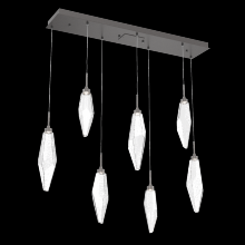 Hammerton PLB0050-07-GP-CC-C01-L3 - Rock Crystal Linear 7pc Multi-Pendant