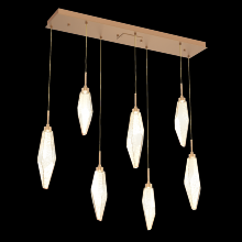 Hammerton PLB0050-07-NB-CA-C01-L3 - Rock Crystal Linear 7pc Multi-Pendant