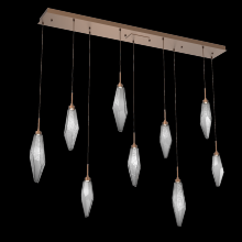 Hammerton PLB0050-09-BB-CS-C01-L3 - Rock Crystal Linear 9pc Multi-Pendant