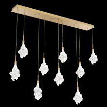 Hammerton PLB0059-09-GB-BC-C01-L3 - Blossom Linear 9pc Multi-Pendant