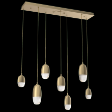 Hammerton PLB0079-07-GB-PC-C01-L3 - Pebble Linear 7pc Multi-Pendant