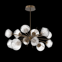 Hammerton PLB0089-0D-FB-C-001-L1 - Mesa Oval Starburst Chandelier