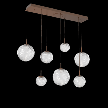 Hammerton PLB0092-07-BB-C-C01-L3 - Gaia Linear 7pc Multi-Pendant