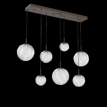 Hammerton PLB0092-07-FB-C-C01-L1 - Gaia Linear 7pc Multi-Pendant