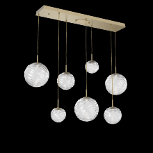 Hammerton PLB0092-07-GB-C-C01-L1 - Gaia Linear 7pc Multi-Pendant