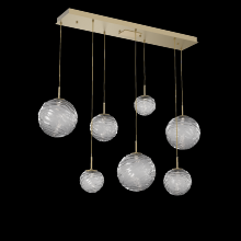 Hammerton PLB0092-07-GB-S-C01-L1 - Gaia Linear 7pc Multi-Pendant