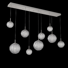 Hammerton PLB0092-09-BS-S-C01-L3 - Gaia Linear 9pc Multi-Pendant