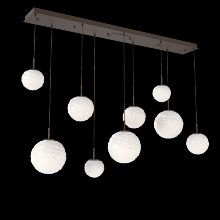 Hammerton PLB0092-09-FB-WL-C01-L3 - Gaia Linear 9pc Multi-Pendant