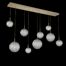 Hammerton PLB0092-09-GB-S-C01-L1 - Gaia Linear 9pc Multi-Pendant