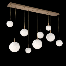 Hammerton PLB0092-09-NB-WL-C01-L3 - Gaia Linear 9pc Multi-Pendant