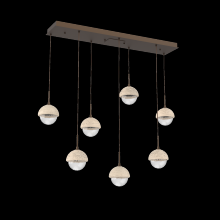 Hammerton PLB0093-07-FB-TC-C01-L3 - Cabochon Linear Pendant Chandelier