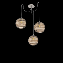 Hammerton SCB0047-03-BS-OB-C01-E2 - Terra Round 3pc Swag Multi-Pendant