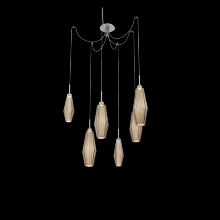 Hammerton SCB0049-06-BS-RB-C01-L3 - Aalto Round 6pc Swag Multi-Pendant