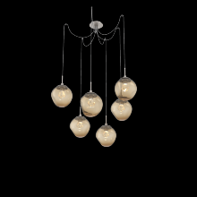 Hammerton SCB0066-06-BS-ZB-C01-L3 - Aster Round 6pc Swag Multi-Pendant